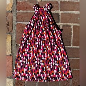 Vibrant Sleeveless Mini Dress